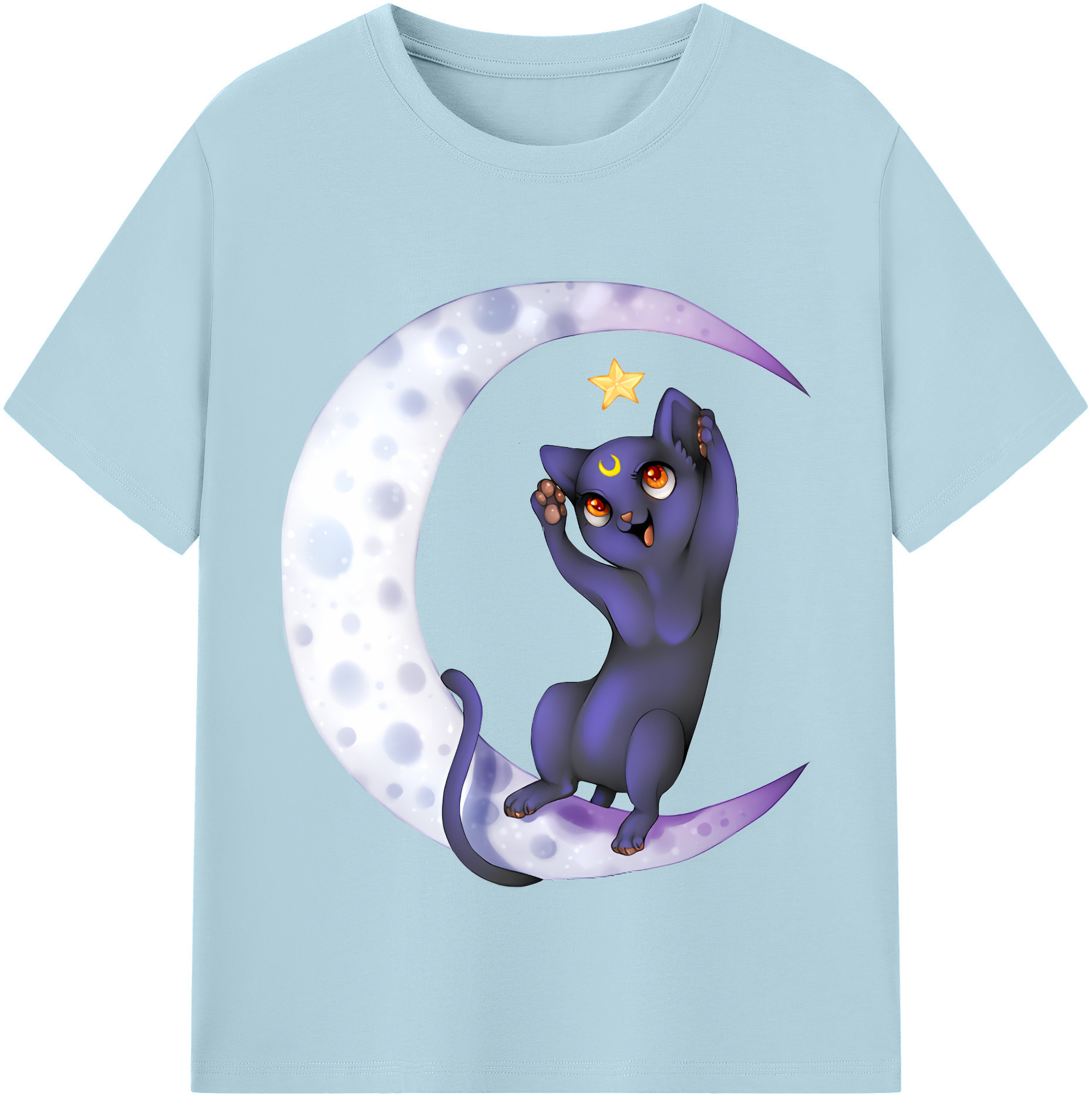 （画像用） 美少女戦士セーラームーン Sailor Moon 綿100％半袖Tシャツ（フロントプリント）